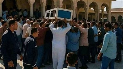 جنازت الشاب 